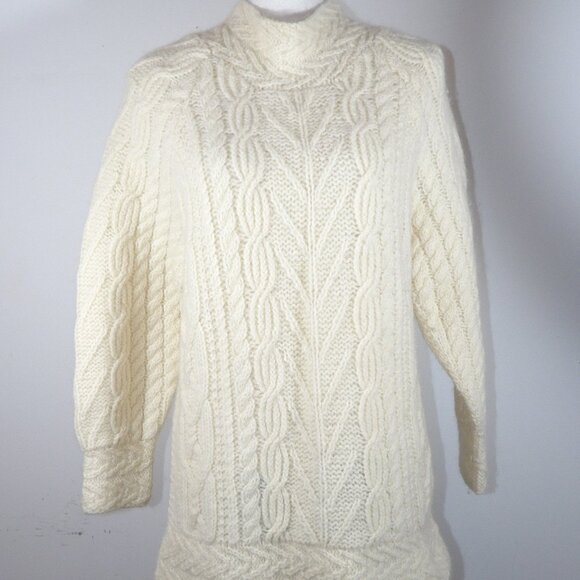 Vintage 80s 90s Susann D Women's Medium Oversized Mohair & Wool Sweater Granny - Picture 1 of 6